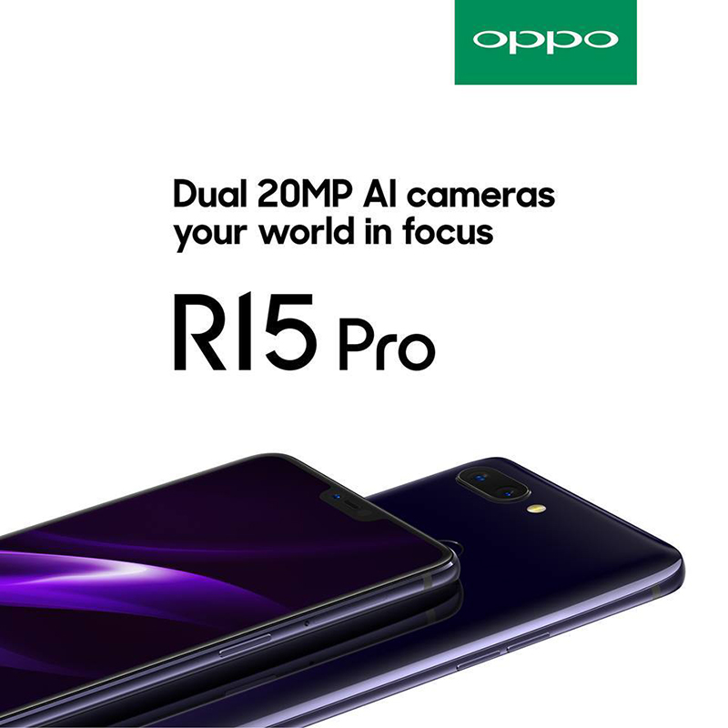 ស្មាតហ្វូន OPPO R15 Pro ម៉ូដែលថ្មី មើលទៅសាមញ្ញតែឥតខ្ចោះ ...