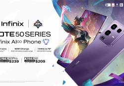 Infinix NOTE 50 Series ស្មាតហ្វូនបំពាក់មុខងារលំដាប់ Flagship, One-Tap Infinix AI ∞ និងការសាកថ្មកម្រិតខ្ពស់ 90W នៃ Note 50 series Collaboration ជាមួយ MLBB បានមកដល់ហើយ!!