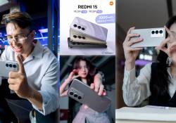 ស្មាតហ្វូនស៊េរី REDMI 15 ទំហំថ្មធំ 7000mAh អេក្រង់ធំ 6.9” ផ្តល់បទពិសោធន៍ដ៏អស្ចារ្យ តម្លៃចាប់ពី $139