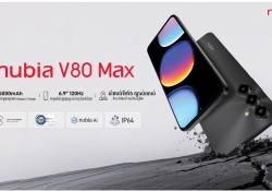 ក្រុមហ៊ុន nubia ប្រកាសចេញលក់ស្មាតហ្វូនជំនាន់ថ្មី V80 Max ជាផ្លូវការ៖ ជាស្មាតហ្វូនអេក្រង់ធំ 6.9 អ៊ីញ ថ្មធំ 6000mAh និងបំពាក់បច្ចេកវិទ្យា AI ឆ្លាតវៃ