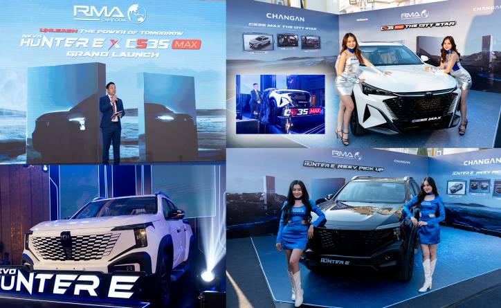  Changan Cambodia ធ្វើឱ្យកក្រើកទីផ្សាររថយន្ត ដោយការសម្ពោធជាផ្លូវការនូវកំពូល រថយន្តពីរម៉ូដែលថ្មី Changan NEVO Hunter E និង Changan CS35 Max